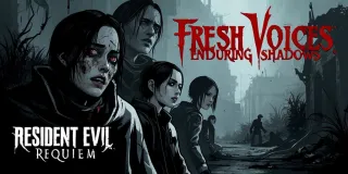 Fresh Voices, Enduring Shadows: A Closer Look at Resident Evil Requiem logo