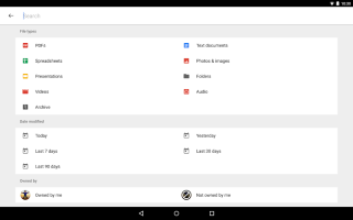 screen Google Drive