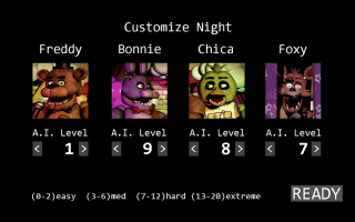 screen Five Nights at Freddy's