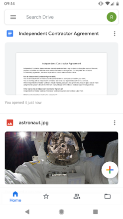 Google Drive screenshot 1